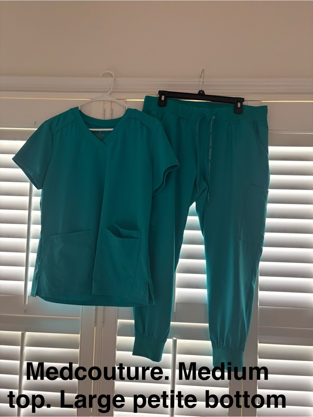 Med Couture Teal Scrub Set